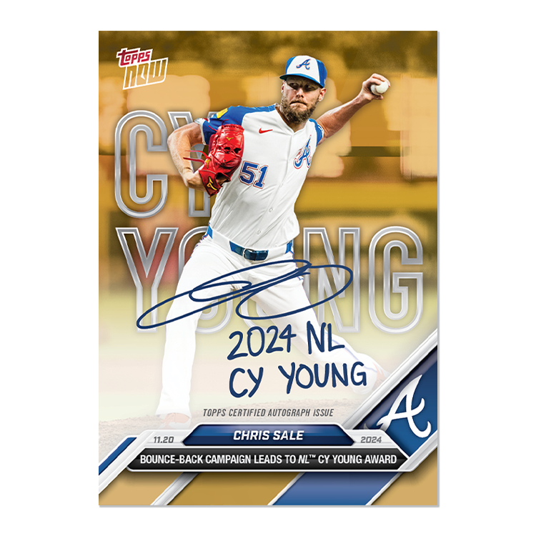 Chris Sale - 2024 MLB Topps NOW® Card OS-4 - LOOK FOR AUTOS - PR: 2810 - Image 3