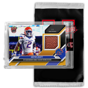 Game-used Ball Relic # to 49 or Lower - Ashton Jeanty - 2024 Bowman U Now® Card 43