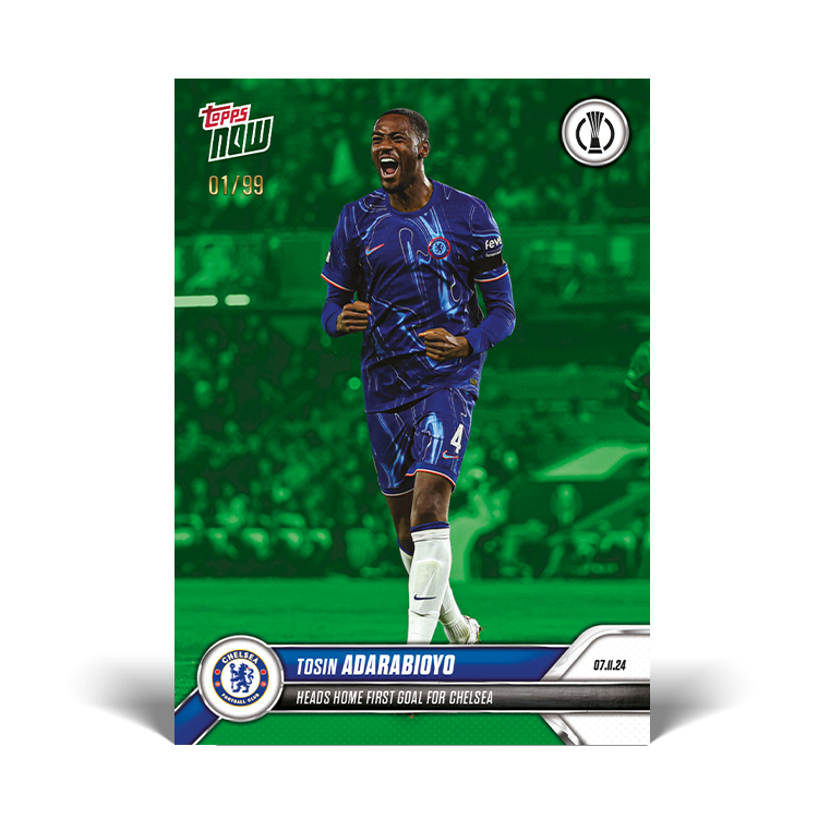 Tosin Adarabioyo - Heads home first goal for Chelsea - 24/25 UECL Card 2 - PR: 149 - Image 2