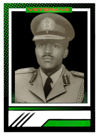 General Muhammadu Buhari - Limited Edition "Veterans" Cards - Look for "GENBuhari$1000"